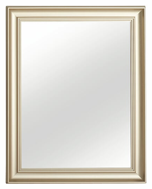 Sølv spejl 525 facetslebet varm sølv nuance 40x50cm - Se flere Sølv Spejle